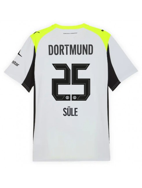 Borussia Dortmund Niklas Sule #25 Replika Borta Kläder 2025-26 Kortärmad Borussia Dortmund Niklas Sule #25 Replika Borta Kläder 2025-26 Kortärmad